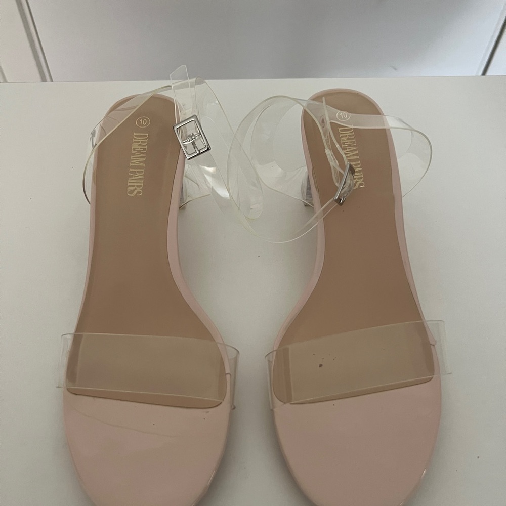 DREAM PAIRS Chunky Heel Sandals Women size 10
